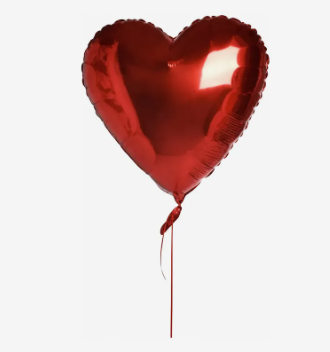 Globo Corazon Rojo 45cm