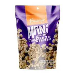 Maní Frescocampo con Pasas (200g)