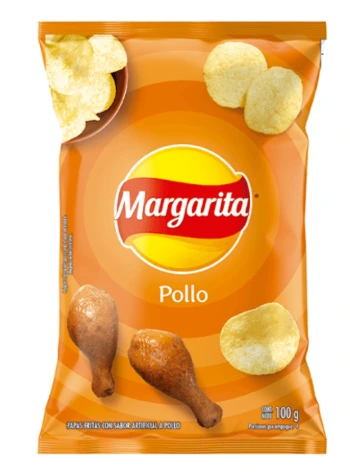 Papas Margarita Pollo (100g)